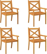 thumbnail of vidaXL 5-tlg. Garten-Essgruppe Massivholz Akazie