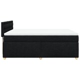 thumbnail of vidaXL Boxspringbett mit Matratze Schwarz 140x190 cm Stoff