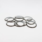 thumbnail of Lot de 10 anneaux avec insert pour rideaux de 35x42mm en Carbone - Boulet