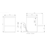 thumbnail of Lave Verre Professionnel avec adoucisseur 3,5 kW - 450 x 450 mm - STEEL350DGA - Colged