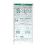 thumbnail of Latzschürze aus Polyethylen PE-LD, Stärke 38 µ, "on block"  - Maße: 120 x 75 cm  500 Stück