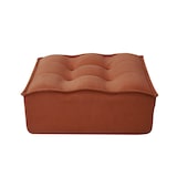thumbnail of Pouf in tessuto 80 x 75 x 32 cm terracotta
