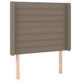 thumbnail of vidaXL Boxspringbett mit Matratze & LED Taupe 90x190 cm Stoff