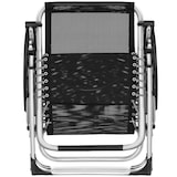 thumbnail of tectake Chaise longue pliable CLOUD réglable en continu - noir, par pièce - 405085