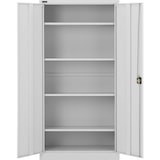 thumbnail of Fromm & Starck Armário de metal - 180 cm - 4 prateleiras - cinza