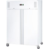 thumbnail of Stalgast STARLINE Doppeltür-Kühlschrank GN 2/1, weiß, fahrbar, 1340x810x2000 (BxTxH), 0,35 kW