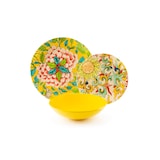 thumbnail of Excelsa service 18 assiettes La Via Della Seta porcelaine multicolore