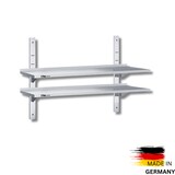 thumbnail of VM Europa - Edelstahl Wandregal - Einfach Montierbar - AISI 430 Legierung - Wandregal Küchenregal Gastronomie: 180 x 40 cm / einfach / 40 kg