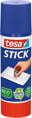 TESA Easy stick ecologo bâton de colle forme ronde recyclé 40G | METRO