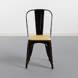 thumbnail of Pack 4 Sillas Industriales Strong con Asiento de Madera Negro 44x43x84 cm Thinia Home
