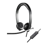 thumbnail of Logitech H650E Auriculares con Microfono USB - Microfono Plegable - Almohadillas Acolchadas - Controles en Cable - Color Negr...