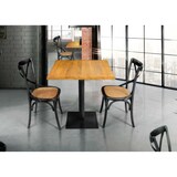 thumbnail of ABBYsedia moderna in legno con seduta in paglia colore Nero