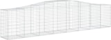 thumbnail of vidaXL Gabionen mit Hochbogen 8 Stk. 400x50x80/100cm Verzinktes Eisen