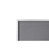 thumbnail of Tablon anuncios tapizado gris New Gen marco aluminio 600X900