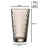 thumbnail of Ritzenhoff & Breker Favo Longdrinkglas 400 ml braun 12er Set