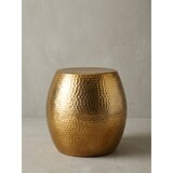 thumbnail of Beistelltisch 42 x 42 x 42 cm Aluminium Gold Dekotisch Orientalisch Rund, Designer Ablagetisch Metall Modern, Anstelltisch Schmal , Kleiner