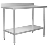 thumbnail of Helloshop26 - Keukenwerktafel met plank 120 x 60 x 120 cm roestvrij staal 02_0001919