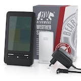 thumbnail of BEARWARE - Wetterstation Funk mit Farbdisplay und Außensensor - DCF Signal - DST - Innen und Außentemperatur - Temperaturwarnung Alarm Frostalarm