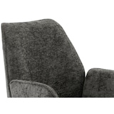 thumbnail of 6er-Set Esszimmerstuhl HWC-G67, Küchenstuhl Stuhl mit Armlehne, drehbar Auto-Position, Chenille Öko-Tex FSC® ~ dunkelgrau