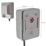 thumbnail of vidaXL BBQ Draaispit met motor staal 1000 mm