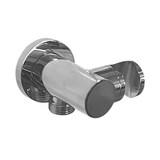 thumbnail of Supporto per doccia con presa acqua integrata, stile tondo in ottone pesante