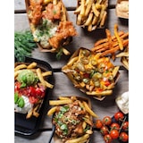 thumbnail of Natureko FSC Kraft snackbakje A9 120x70x35mm