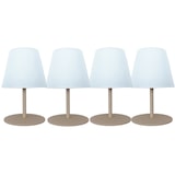 thumbnail of Lumisky 4 Lampes de table sans fil TWINS Sable H16cm Acier Crème