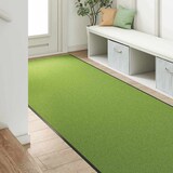 thumbnail of vidaXL Deurmat Anders Groen en Zwart 120 x 350 cm Polyamide en PVC