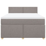 thumbnail of vidaXL Boxspringbett mit Matratze Taupe 140x190 cm Stoff