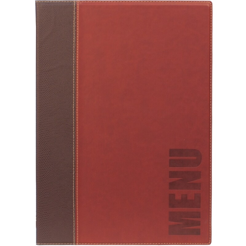 Contacto Speisekartenmappe A4, rot