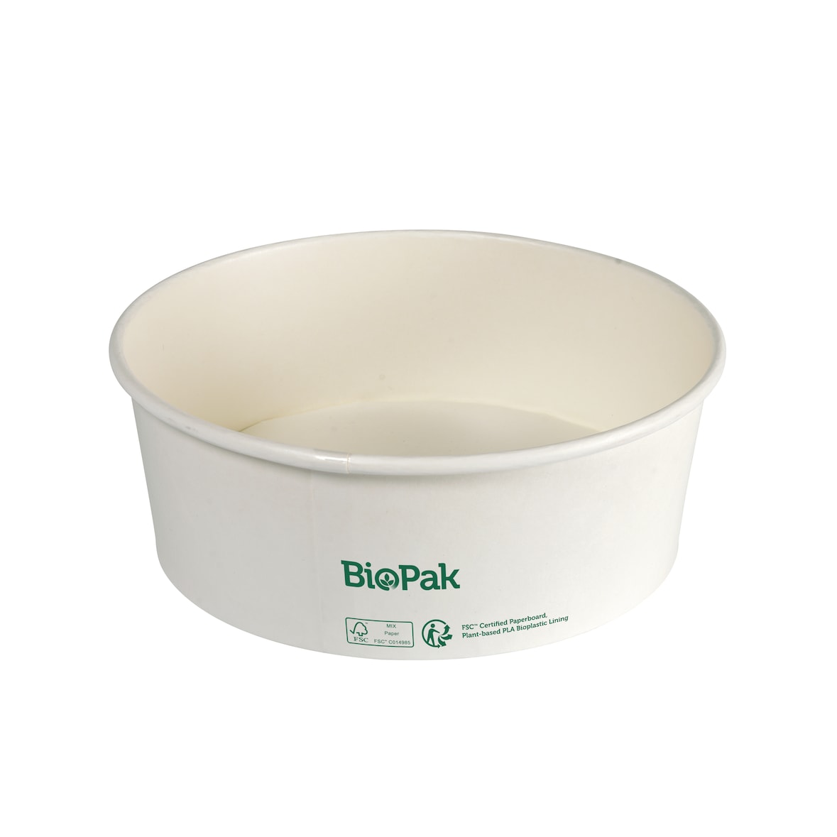 300x DUNI Ronda Bowl Wide+ 1300 ml Weiß ungeteilt