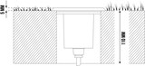thumbnail of LED Einbau Bodenleuchte Bodenspot Bodenstrahler Edelstahl Rund  mit GU10 Fassung ohne Lechtmittel