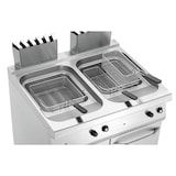 thumbnail of Friteuse | SERIE 700 | Gas | 15+15L | 100°C/190°C | 30kW | Piëzo Ontsteking | Aftapkranen | 800x700x850(h)mm