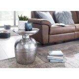 thumbnail of FineBuy Beistelltisch Ø 36,5 cm Tisch Alu Couchtisch Wohnzimmertisch Ablagetisch