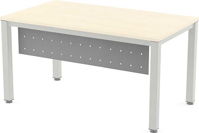 Rocada faldón metálico gris para mesa de oficina serie executive 140cm.