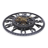 thumbnail of IvoQ Industrielle Wanduhr mit beweglichen Zahnrädern – Cooler Vintage Look – Retro – Perfekt für Wohnzimmer, Büro und Schlafzimmer – Einzigartiger Eye