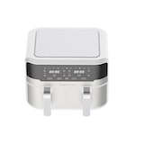 thumbnail of Freidora Sin Aceite Doble Blanca 9 L y 2400 W Pantalla LED Táctil Cesta Antiadherente Freidora de Aire 11 Funciones en 1 MasterPRO Rocket Duo 900