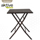 thumbnail of Conjunto de mesa e cadeiras de terraço dobrável de vime Aktive