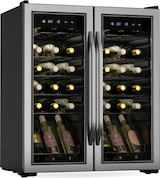 thumbnail of Klarstein Vinamour Weinkühlschrank | 2 Kühlzonen | 7 Regale | Touch-Bedienung | UV-Schutz Schwarz