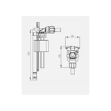 thumbnail of Rubinetto Galleggiante per Cassetta WC Silenziato Magnetico Anticalcare