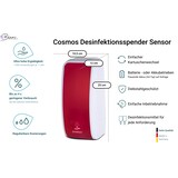 thumbnail of Desinfektionsspender SENSOR, berührungslos bis zu 1.000 Anwendungen je 1-Liter, blitzschneller Kartuschenwechsel, Blanc Cosmos
