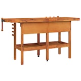 thumbnail of vidaXL Werkbank met lades en bankschroeven 162x62x83 cm acaciahout