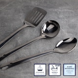 thumbnail of Magefesa - Batería de Cocina KENIA 14/16/16/20cm en Acero Esmaltado apta para inducción con Set de 3 Utensilios de Cocina Acero Inox