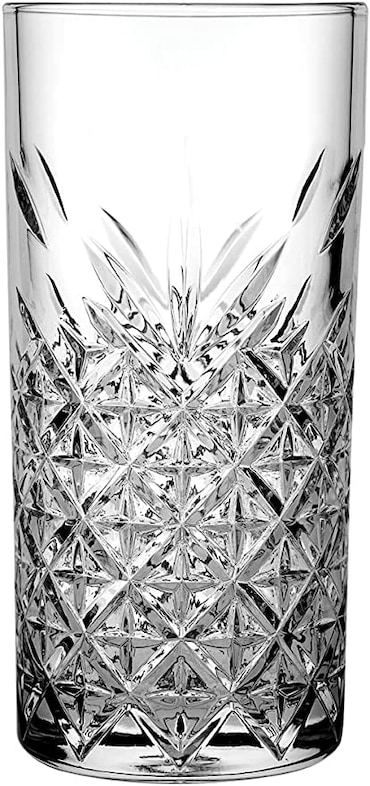 Pasabahce Set 4 Bicchieri Long Drink, Timeless, Vetro, Trasparente, 30cl