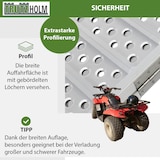 thumbnail of DREIBREIT by TRUTZHOLM Alu Auffahrrampe 255 x115 cm 2-fach klappbar 1020 kg gelocht extra Breite