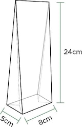 thumbnail of MONOUSO - Bolsa Polipropileno Fondo Cuadrado 8x24+5cm G160 (100 Uds)