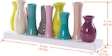 thumbnail of Jinfa Handgefertigte kleine Keramik Deko Blumenvasen 2 Set aus 10 Vasen in bunt