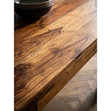 thumbnail of Esszimmertisch 120 - 200 cm Sheesham Massivholz Zeitlos, Küchentisch Verlängerbar, Speisetisch Groß Rechteckig Schlicht, Holztisch