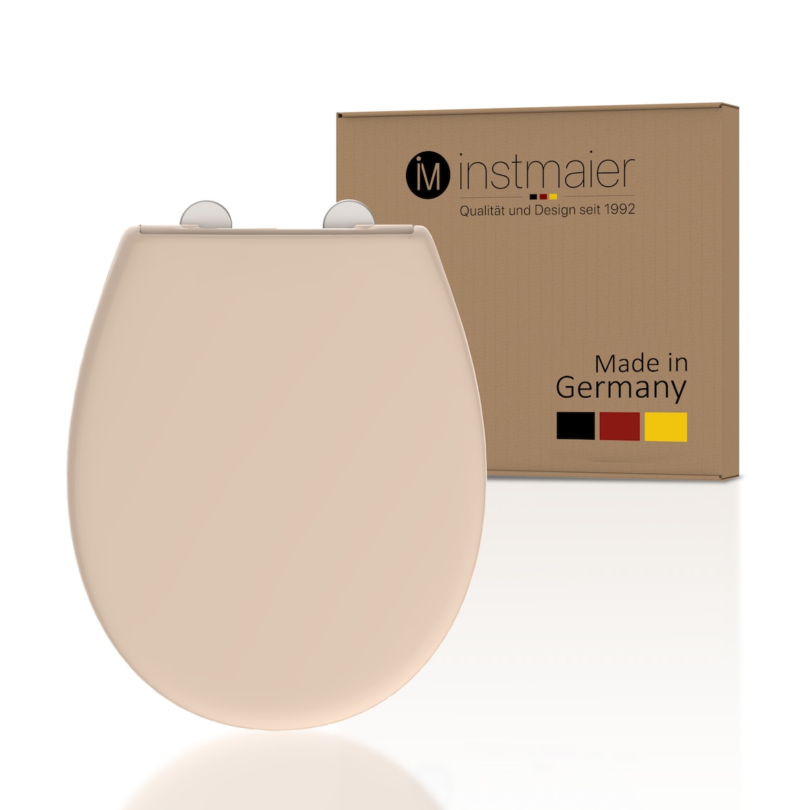 Alma Duroplast WC-Sitz BAHAMABEIGE, mit Absenkautomatik und Schnellverschluss