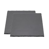 thumbnail of aro Schiefertablett, 30 x 30 cm, schwarz, 2 Stück